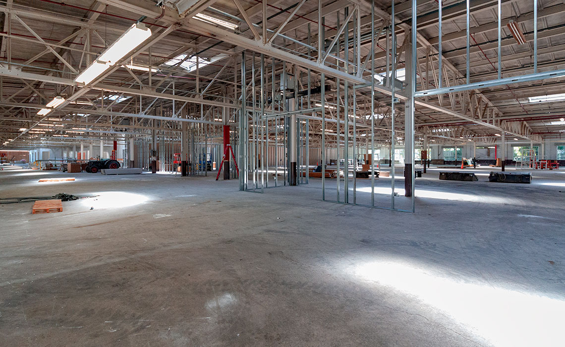 Case Building Warehouse to Office Conversion