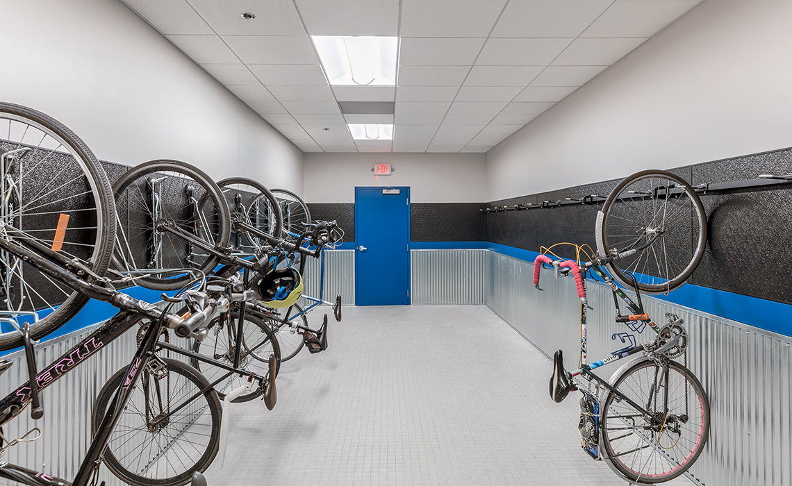 Bike storage rooms make great building amenities.